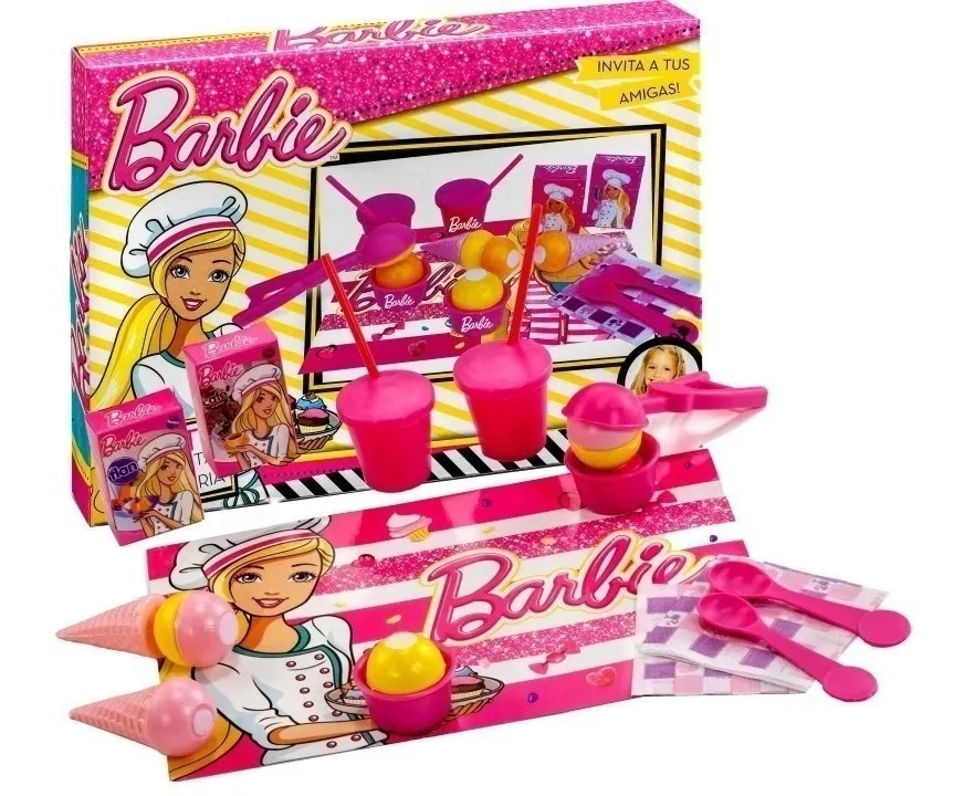Barbie Set De Comiditas Helados
