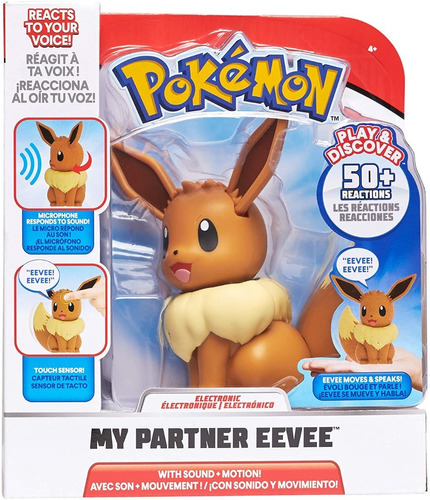 Pokémon Electronico E Interactivo My Partner Eevee